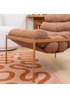 Poltrona Rolos - Figo e Base Terracota
