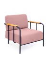 Poltrona Flint - Rosa