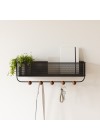 Porta-Chaves e Organizador Estique Preto