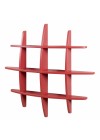 Prateleira Hashtag Média - Vermelho M48