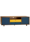 Rack Gávea  - Azul Marinho (M505) e Amarelo (M40)