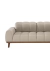 Sofá Natuzzi 2 Lugares Paradiso em Couro Natural Off White
