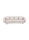 sofa curvo moderno simon