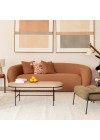 sofa organico terracota de 2 e 3 lugares Morfeu - design assinado hakim hazim