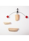 trio peanha parede decor