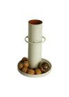 Vaso Quebra-Nozes - Cinza Claro