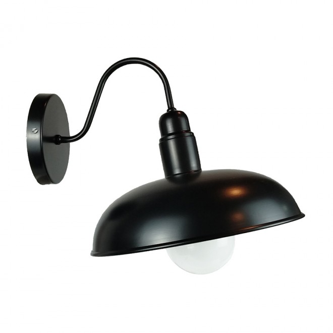 Luminária Arandela Daruma Aquecedor - Preto