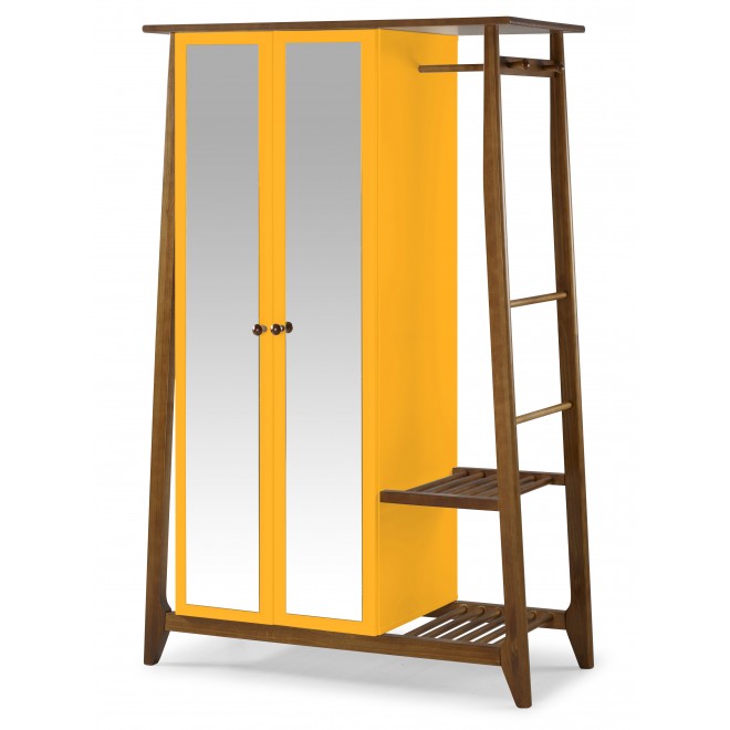Armário Multiuso Floripa 2 Portas - Amarelo M40 