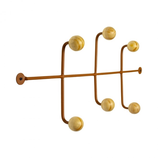 Cabideiro de Parede Madalena Ball Terracota