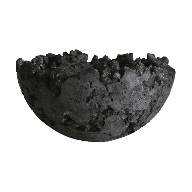 Cachepot Litos Lo - Concreto Cinza Chumbo