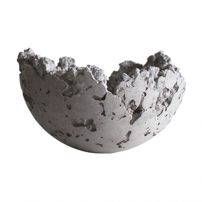 Cachepot Litos Lo - Concreto Natural