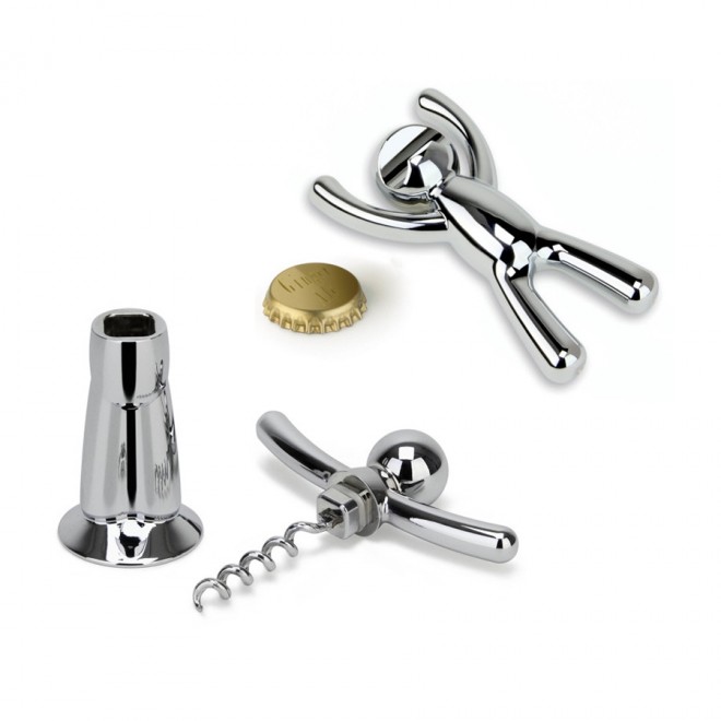 Conjunto Abridor e Saca-Rolhas Buddy