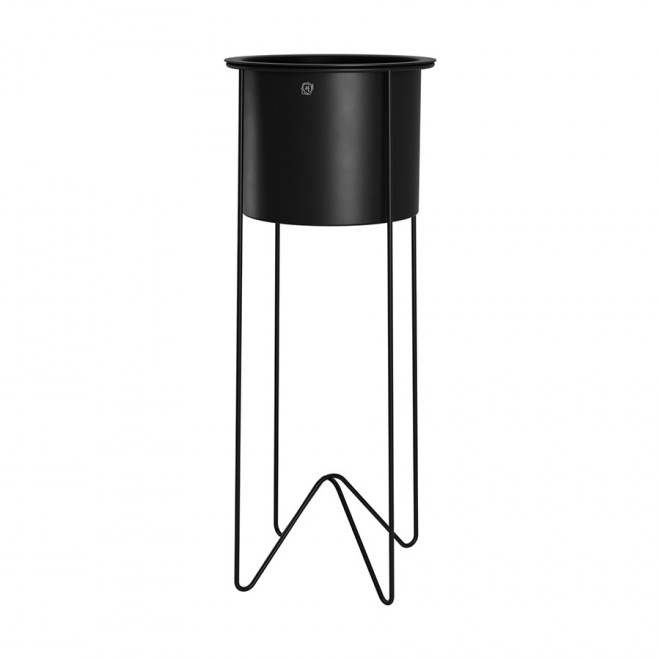 conjunto-suporte-bem-te-vi-grande-e-cachepot-aluminio-com-aba-preto