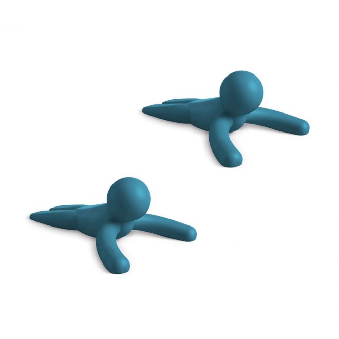 Conjunto de 2 Trava Porta Buddy Azul