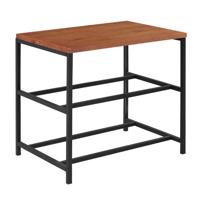 Sapateira Industrial Lazo - Base Preto + Tampo Mel