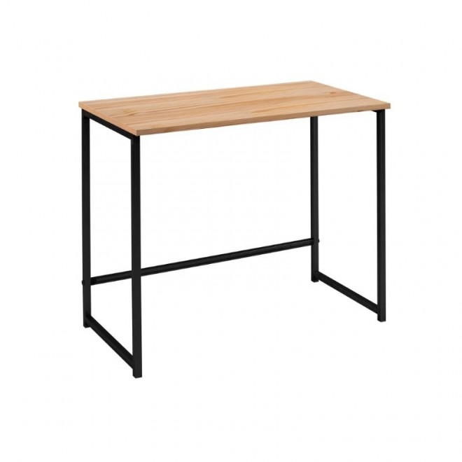 Escrivaninha Austin - Pinus Natural + Base Preta