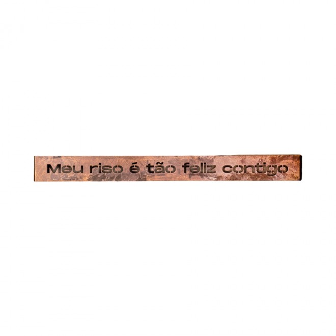 Placa Decorativa Trechos III 