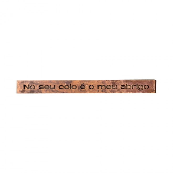 Placa Decorativa Trechos IV 