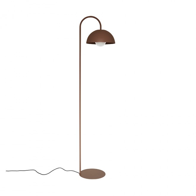 luminaria-de-piso-linhas-marrom