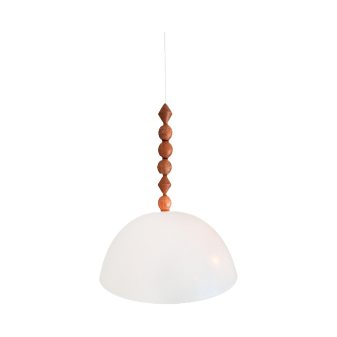 luminária-pendente-meia-esfera-cordão-branca
