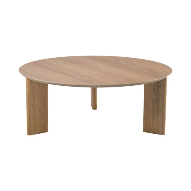 Mesa de Centro Redonda Para Sala Merano Baixa