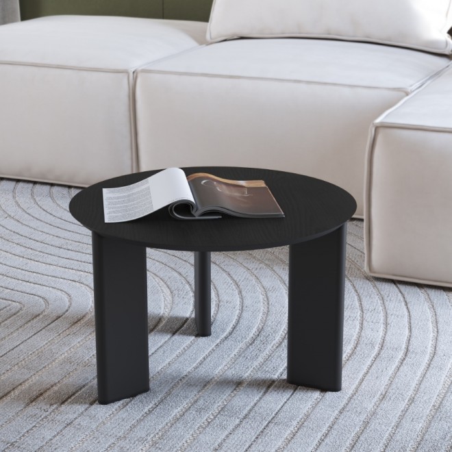 Mesa de Centro Redonda Para Sala Merano Alta