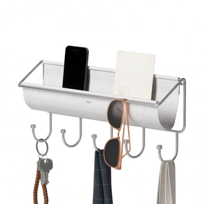 Organizador de Acessórios de Parede Hammock Cinza