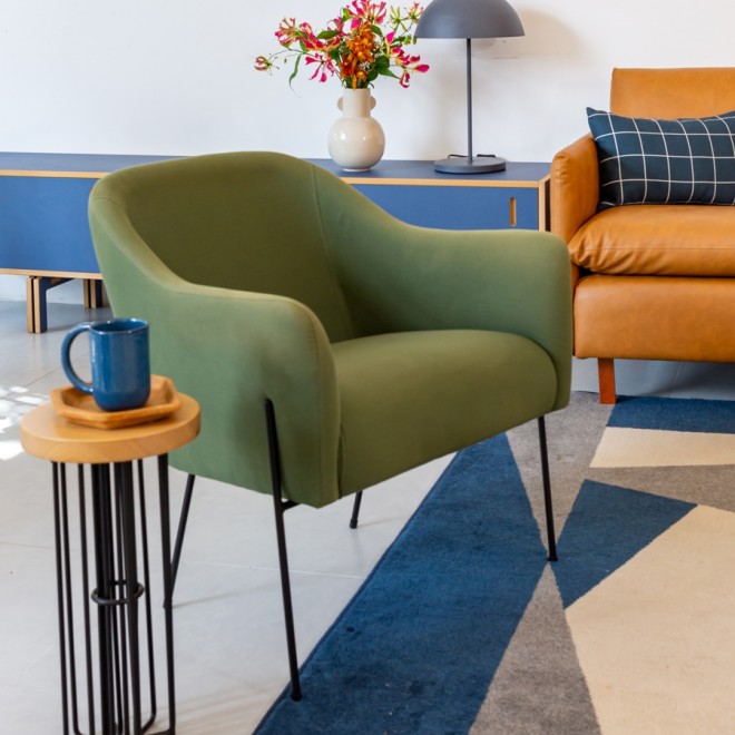 Conjunto de 2 Poltronas Ronda Verde