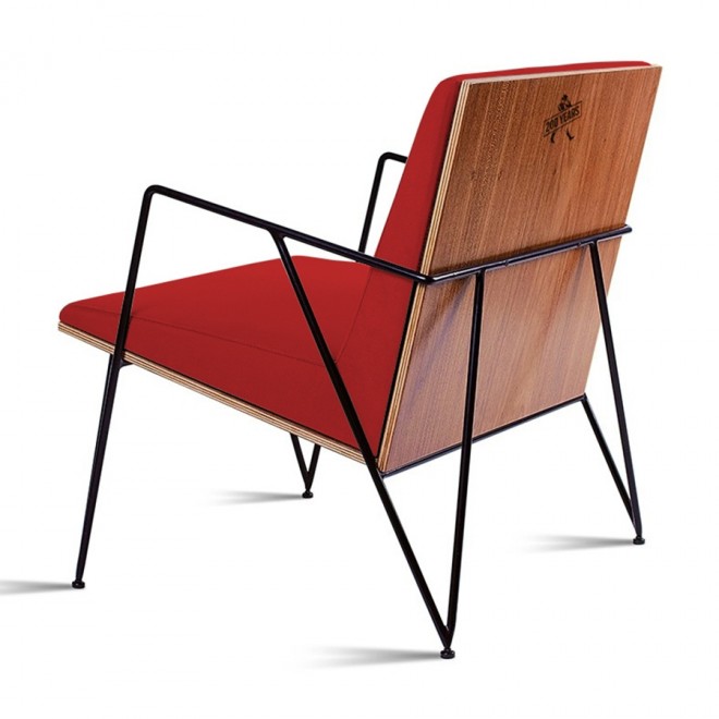 Poltrona Atoba JW - Vermelho