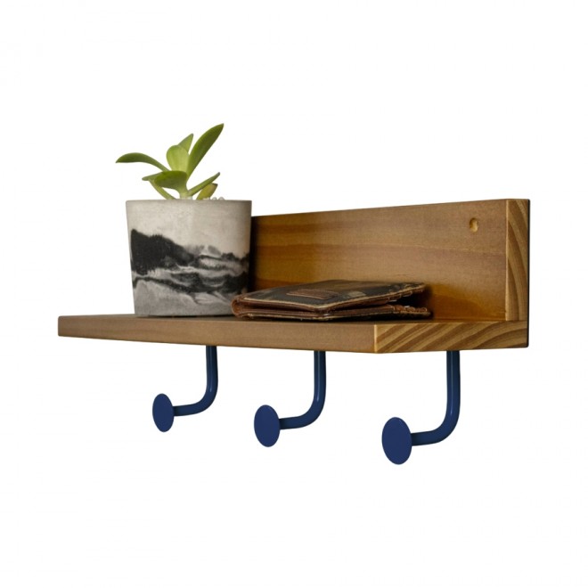 Prateleira Gancho Catumbi azul