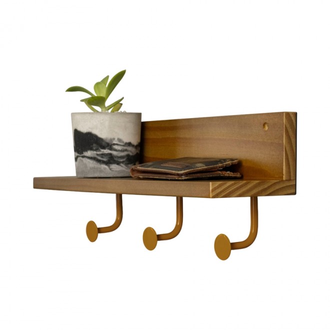 Prateleira Gancho Catumbi terracota