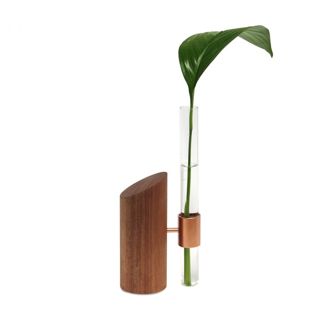 Vaso Leaf - Cobre