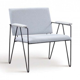 Poltrona Boise Cinza 
