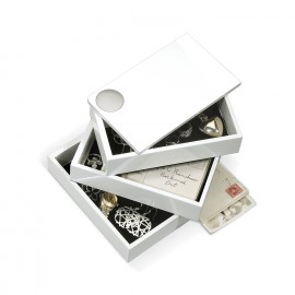 Organizador de Jóias Spindle Branco