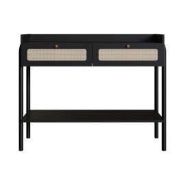 Aparador Leblon 2 Gavetas Preto