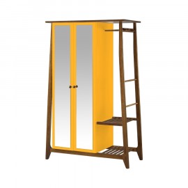 Armário 2 Portas Multiuso Floripa Amarelo