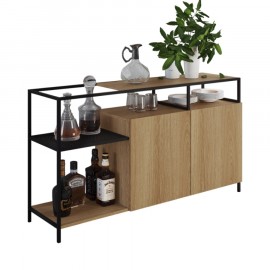 Buffet Brick com 2 Portas 135cm