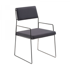 Cadeira Estofada Spot Com Braço