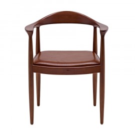 Cadeira The Chair Couro Natural