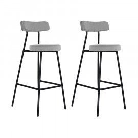 Conjunto de 2 Banquetas Estofadas Cali