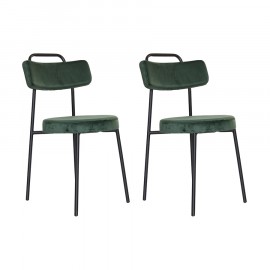 Conjunto de 2 Cadeiras Estofadas Cali