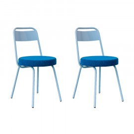 Conjunto de 2 Cadeiras Praça
