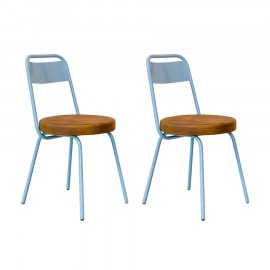 Conjunto de 2 Cadeiras Praça