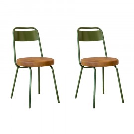 Conjunto de 2 Cadeiras Praça