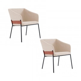 Conjunto de 2 Poltronas Áries Cru
