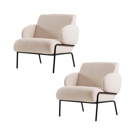 Conjunto de 2 Poltronas Noah
