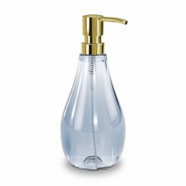 Dispenser de Sabonete Transparente Droplet Azul