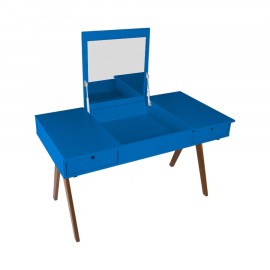 Escrivaninha e Penteadeira Amélie Azul Náutico