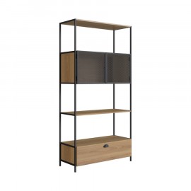 Estante 2 Portas 1 Gaveta Brick