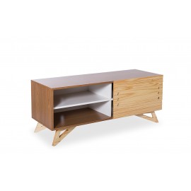 Rack Itaim Com Porta de Correr Taeda